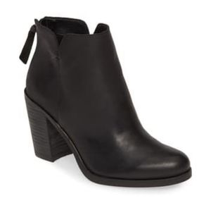 Black Leather BP Booties